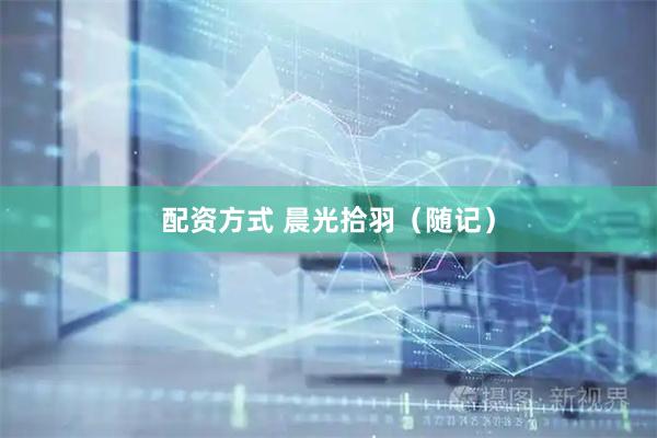 配资方式 晨光拾羽（随记）